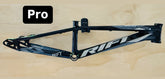 Tangent Rift Disc ES20D Pro BMX Race Frame-Gloss Black / Grey Decals